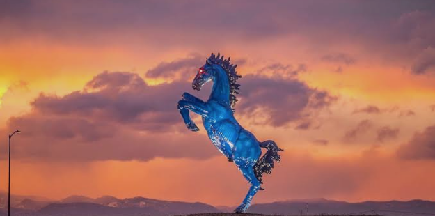 The demonic airport horse murdered its creator