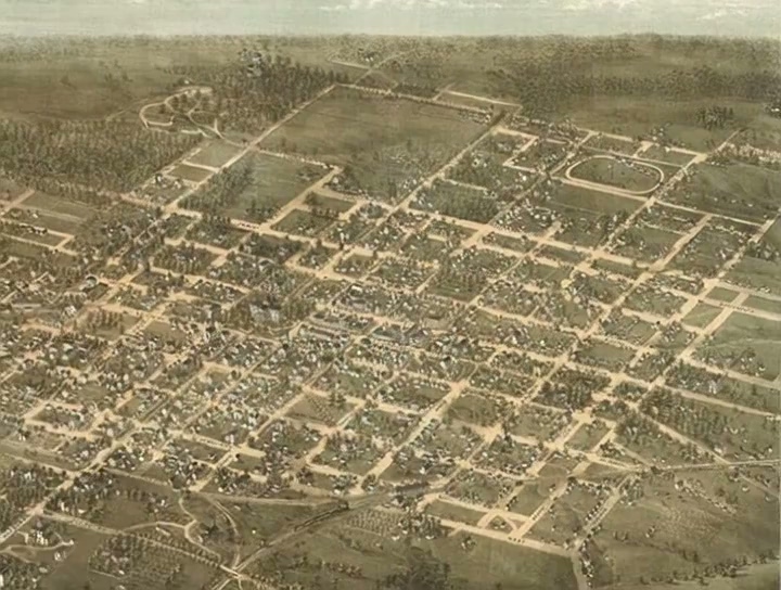 Historic Raleigh city map